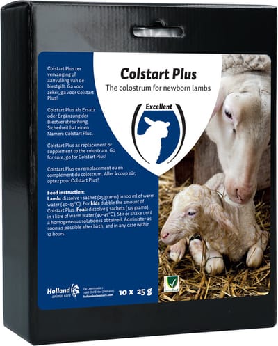 Excellent Colstart Plus - Lammeren - Biestvervanging - 10x25 g
