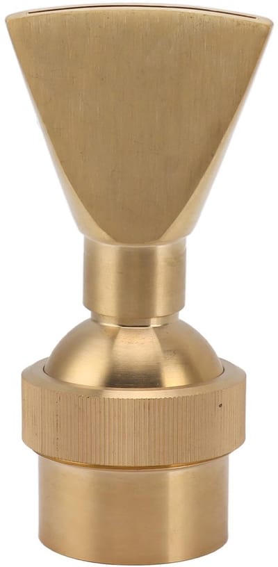 Dailygoods- Fontein met Ventilatorvorm - Verstelbare Fonteinspuitkop - Koper - 50-100 kpa - 0-180 Graden - Duurzaam en Weerbestendig - Fonteinkop