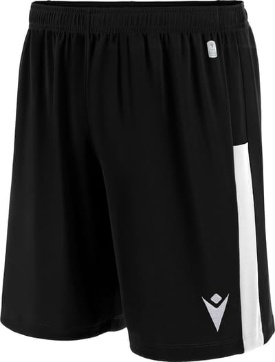 Macron Skara Short Kinderen - Wit / Zwart | Maat: 11-12 YEARS