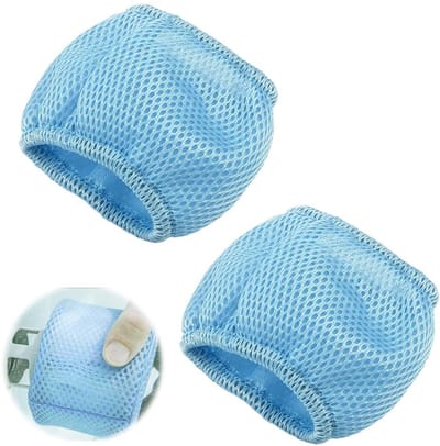 Dailygoods- Netafdekkingen 2 Stuks - Gekreukt Filterbeschermingsnet - Bescherming Tegen Bladeren/Insecten - Eenvoudig Te Gebruiken - Onderhoudsarm - Filterbescherming