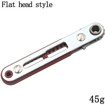 Multifunctionele bidirectionele voorwaartse en achterwaartse ratelschroevendraaier Elleboog platte kop sleutel Kruisschroevendraaier gleufgereedschap Flat head style