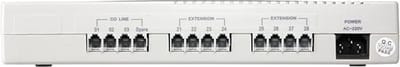 Orchid Telecom PBX 308+ TELEFOONCENTRALE voor 3 analoge netlijnen en 8 analoge toestellen met nummerweergave