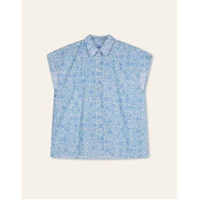Oilily Banana Blouse- maat40 Brunnera Blauw