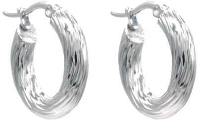 Oorringen - RVS - zilverkleurig - 20 mm - dames
