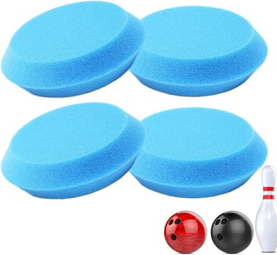 Schuurpads Set - Bal polijstpads - Bowling Bal Onderhoud - Vier Gritniveaus - 4 Stuks - Blauw