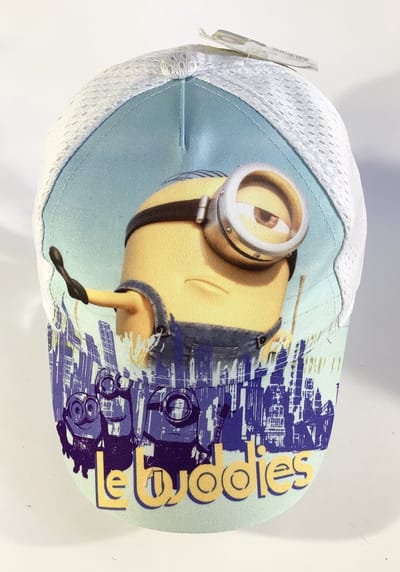 Minions cap - pet - wit - Buddies - maat 54 cm (4-8 jaar)