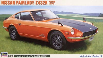 Hasegawa Modelbouwpakket Auto - 21218 Nissan Fairlady Z432R HC18 Car Plastic - 1:24 - Modelbouw