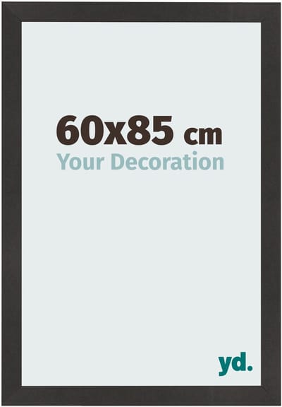 Your Decoration - Fotolijst 60x85 cm - MDF - Zwart Mat - Bologna