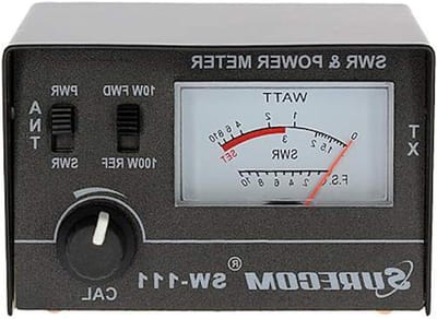 SWR Vermogen Meter - Antenne Tester - Radio Controle - 3 Functie Meter - 84 x 59 x 52mm - Zwart