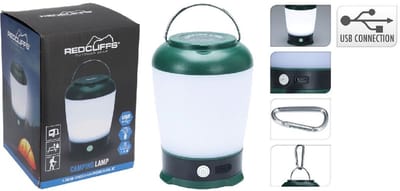 Kampeerlamp - Kampeerlamp ABS 13x9x9 cm USB-oplaadbaar groen