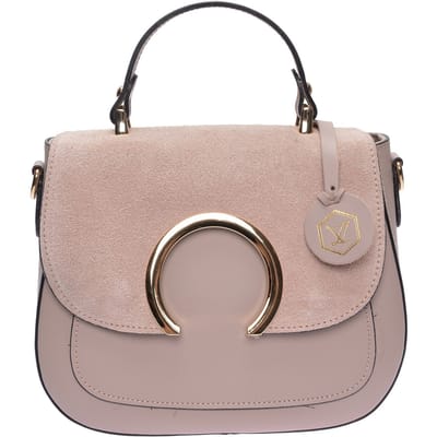 Luisa Vannini Rose Rundleer Tas