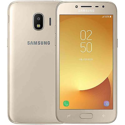 Gerenoveerde Samsung Galaxy J2 Pro (2018) Originele ontgrendelde J250F Dual SIM J250G Single SIM 5.0  8MP Quad-core mobiele telefoons J250F Dual SIM Simple goud
