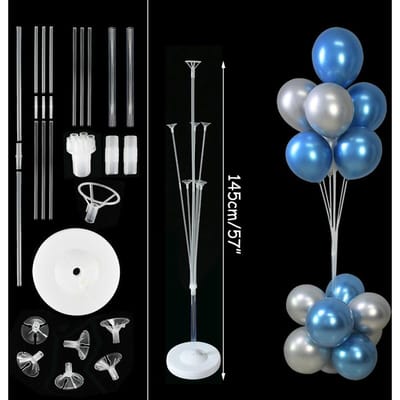 1 Set Ballonhouder Kolom Standhouder Stickers voor Bruiloft Kinder Verjaardagsfeest Babyborrel Decoratie Ballon Accessoires
