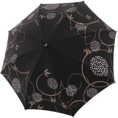 doppler Manufaktur Paraplu Elegance Bohème Fiori Zwart