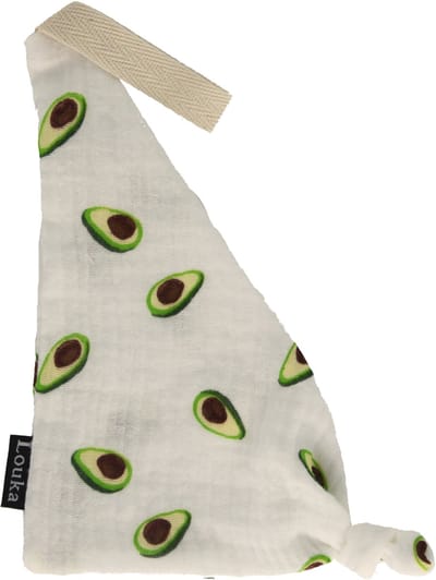 Louka Speendoekje driehoek hydrofiel avocado off white - wit - speenknuffel