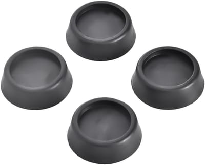Wasmachine Rubberen Voetjes - Apparaat Pads - Trillingen Dempen - Verhoogt Stabiliteit - 4 Stuks - Zwart