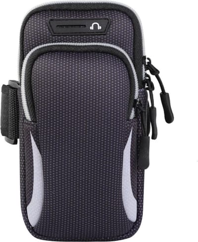 New Age Devi - "Grijze, Universele Hardloop-Telefoonhouder-Armband-Tas"