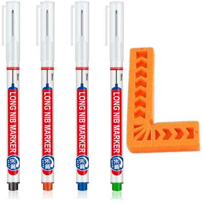 Cosensi- Hoekliniaal met Meerdere Schalen - Digitale Hoekmeter - Winkelhaak - Houtbewerking Pen Set - 90 Graden Hoek - Snelle Bevestiging