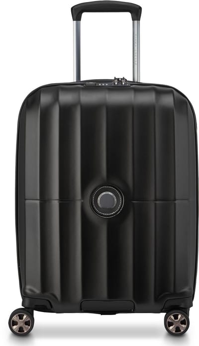 Delsey Carrousel 2 Handbagagekoffer 55 cm Expandable – 35L – 2,9 kg – Polycarbonaat – TSA Slot – Zip SECURITECH® 2 – 5 Jaar Garantie - Black