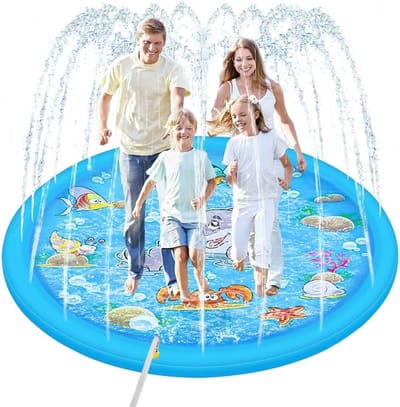 Waterspuitmat 170 cm voor kinderen en honden, ideaal voor zomerse waterpret en gezinsactiviteiten