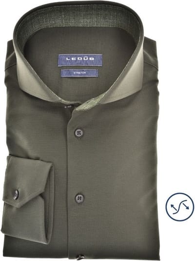 Ledub Shirt dress ml 5 Donkergroen 141397-58 - 37