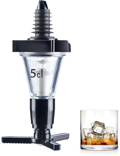 Westmark doseringsunit, meet-/vulunit: 5 cl, plastic, standaard, zwart/transparant, 92502260