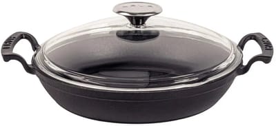 Lava Koekenpan - 24 cm - 1.56 liter - Gietijzer - Zwart