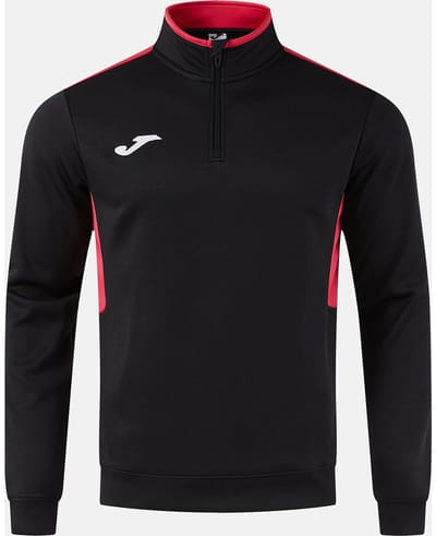 Joma Winner IV Ziptop Heren - Zwart / Raspberry | Maat: M