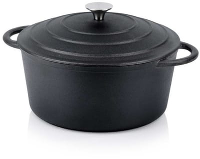 Vilde Cast Line - Gietijzeren Pot - 5L - Deksel - Onderhoudsvrij