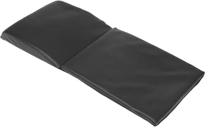 Fitness Trainingsmat - Buikspierbankje Mat - Buikspieroefeningen - Opvouwbaar Ontwerp - 37 x 30.5 x 9 cm - Zwart
