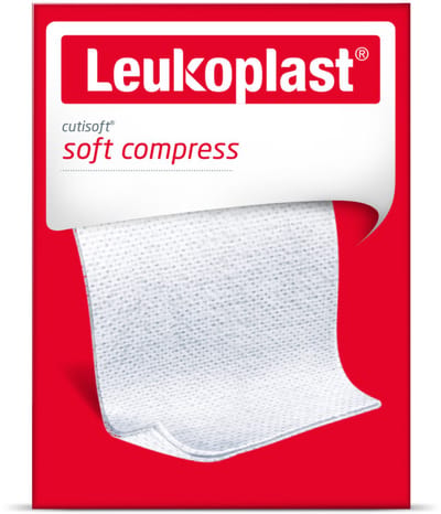 Leukoplast Cutisoft® Verbandgaas 7,5 cm x 7,5 cm - 3 x 12 stuks - Voordeelverpakking