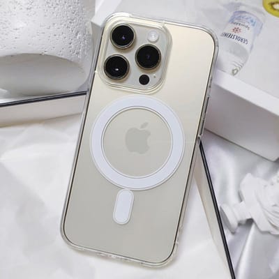 Coque de téléphone magnétique transparente pour Magsafe pour iPhone 16 15 14 13 12 11 Pro Max Plus Housse transparente à dos rigide For iPhone 14 Plus