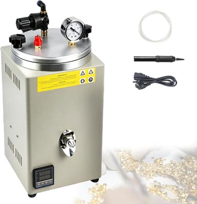 Sieraden Wasgietmachine - Injector Gietgereedschap - Sieraden Maken - Digitale Temperatuurregeling - 8 kg - Zilver