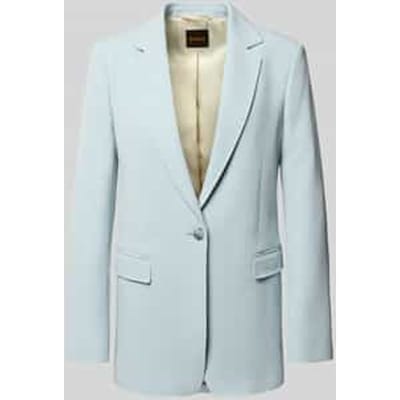 regular fit lange blazer met 1-knoopssluiting model 'C_JABLA3'