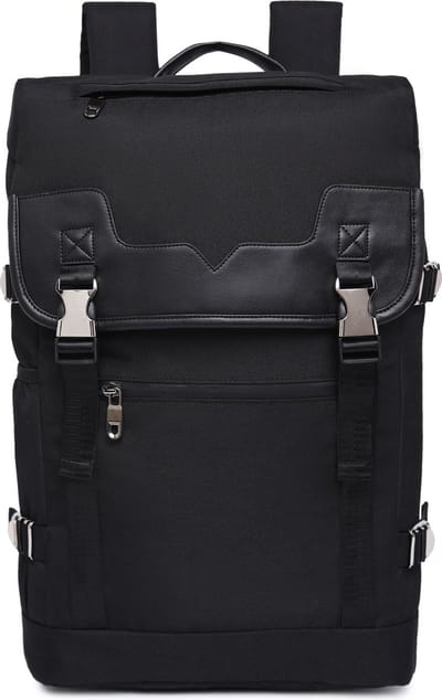 Rey - Premium Travel Backpack Rugzak - Black - 26L