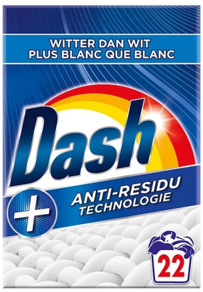 Dash Waspoeder Regular 22 Wasbeurten - 8 x 1,32 kg - Voordeelverpakking