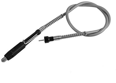 40 inch flexibele as verlengsnoer, flexibele booraandrijfas voor roterende slijpmachine met M8 Keyless Chuck Klem Dia. 3,2 mm