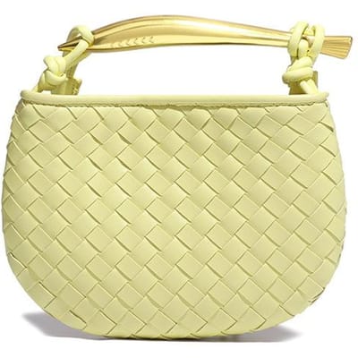 Sardine Serie Handgeweven Tassen, Modieuze en Casual Mini Handtassen, Trendy Enkelvoudige Schouder Crossbody Dames Tassen beige