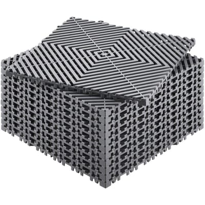 Tapis de drainage Modulaire emboîtable Coussin 30 cm x 30 cm Tapis de sol de drainage