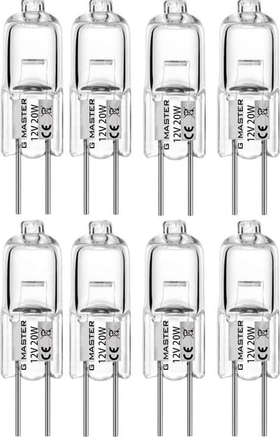 G Master- G4 Halogeen lichtbron - 12V - 20W - Halogeen lamp - 8 stuks