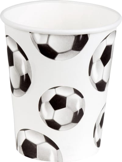 Boland - Set 10 papieren bekertjes Voetbal - Voetbal - Voetbal - EK/WK - Supporter