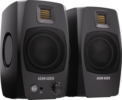Adam Audio D3V Zwart - Actieve studio monitor set