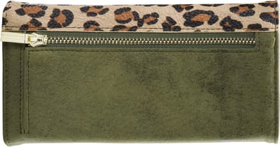 iPhone 12 Mini Clutch Case hoesje - Mobilize - Luipaard Groen - Kunstleer