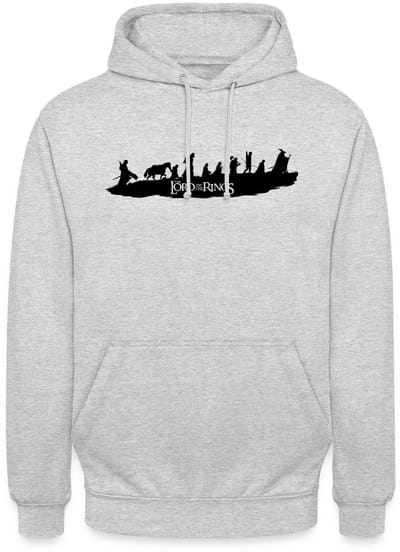 The Lord Of The Rings De Reisgenoten Van Frodo Hoodie Unisex