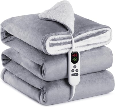 Elektrische Onderdeken 2 Persoons - Warmtedeken Elektrisch - Extra Zacht - winterproduct