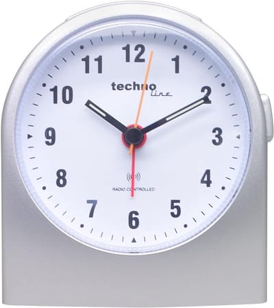 Digitale Radiogestuurde Wekker met Snooze Functie - Analoge Tijdsweergave