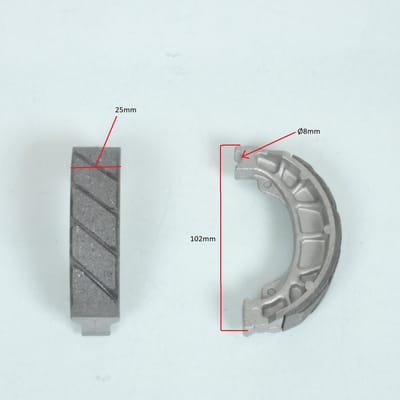 Teknix-remschoen voor Peugeot 50 Ludix One 10p, bouwjaar 2004 t/m 2007, nieuw