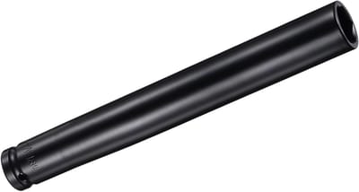 Diepe impactdopsleutel 19mm, 1/2-inch, Cr-V staal, afgeronde hoeken, 6-punts ontwerp voor schroefverwijdering en zware klussen
