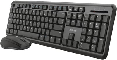 Trust Ody Draadloos Toetsenbord En Muis Zwart QWERTY Spanish
