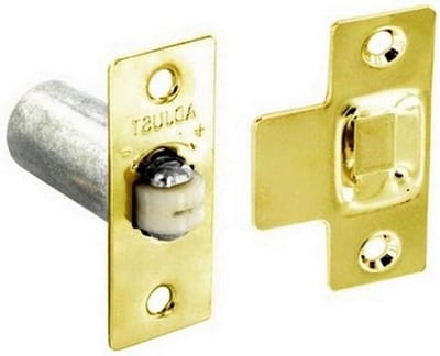 Verstelbare Rolvanger - Deurvanger Deursluiting - Deuren Dicht Houden - Messing Plated - 1 Stuks - Messing